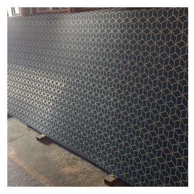 Golden Metal Etching Mechanical Carbon Stainless Steel Sheet Scratch Resistant