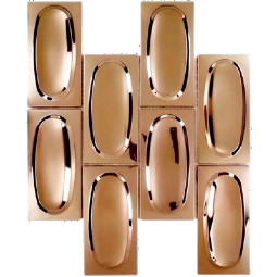 Small Square Silver Mirror Stainless Steel Mosaic Tile For Wall Decoration