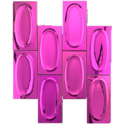Small Square Silver Mirror Stainless Steel Mosaic Tile For Wall Decoration