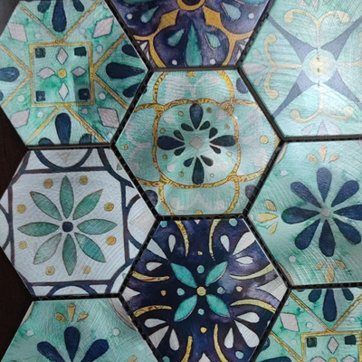 304 And 201 Grade Stainless Steel Mosaic Tiles For Night Club Durable Design