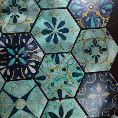 304 And 201 Grade Stainless Steel Mosaic Tiles For Night Club Durable Design