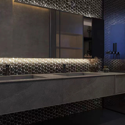 Customized Size Stainless Steel Mosaic Tiles For Restaurant Interior Design