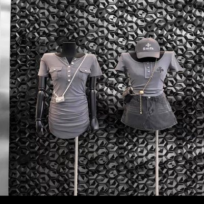 Customized Size Stainless Steel Mosaic Tiles For Restaurant Interior Design