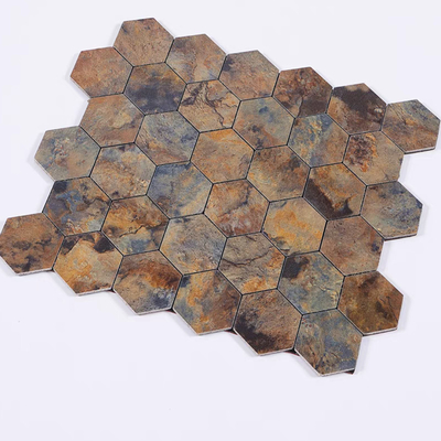 Customized Size Stainless Steel Mosaic Tiles For Restaurant Interior Design