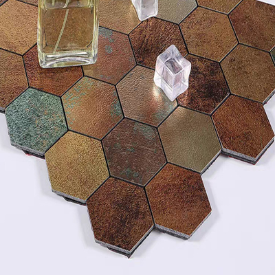Customized Size Stainless Steel Mosaic Tiles For Restaurant Interior Design