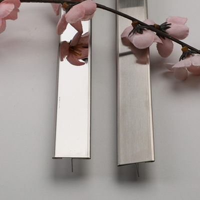 Manufacturer Shaped Metal Brushed Molding Listello Series Stainless Steel Tile Edge Trim Line For Wall External Corner
