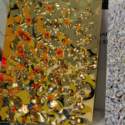 320MM 30MM Stainless Steel Honeycomb Panel Mirror Stamped Embossed Silver Gold Aluminum Galvanized Panel Wall