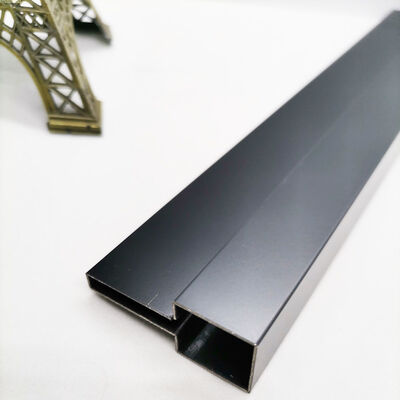 ราคาดี 15 มม 304 สีดํา ลูกศิลา บลาสต์ สแตนเลส Tile Edge Trim สําหรับตกแต่งบ้าน ออนไลน์