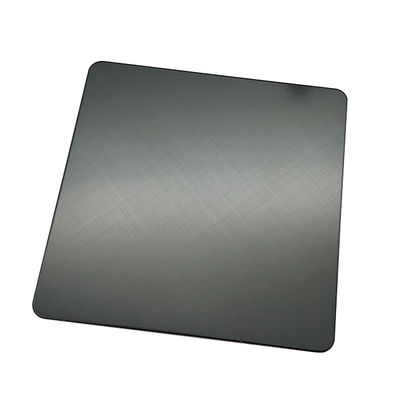 ราคาดี ผนังสแตนเลสสับเพอร์ดํา 45 ครอสแฮร์ไลน์เสร็จ 304 สีเหล็กออนไลน์ ออนไลน์