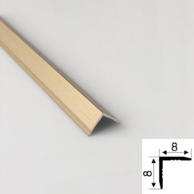 ราคาดี 304 ปรับปรุงรูปแบบ V สีทอง สายผมแปรง สแตนเลส 201 สแตนเลส Tile Edge Trim For Wall ออนไลน์