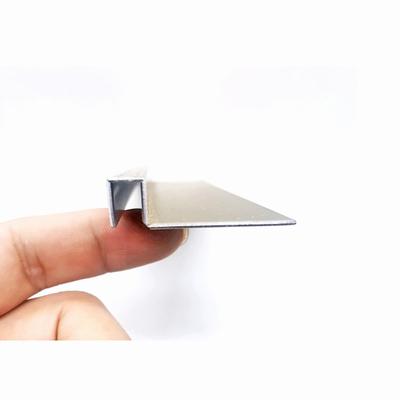 304 Polished Champagne Gold Color Sandblasted Custom Stainless Steel Trim For Ceramic Decoration