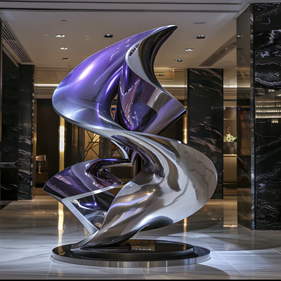 Customized Design, Polished Mirror Multiple Colors Stainless Steel Sculpture