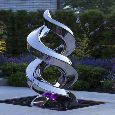 Customized Design, Polished Mirror Multiple Colors Stainless Steel Sculpture