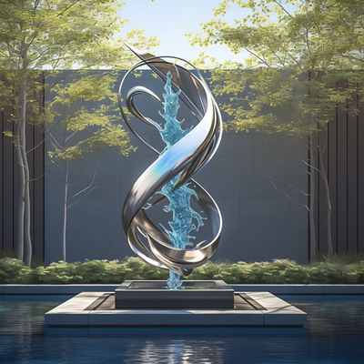 Factory Wholesalers Custom Outdoor Garden Home Decoration Modern Style Metal Crafts Stainless Steel Sculpture