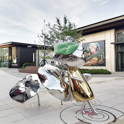 Factory Wholesalers Custom Outdoor Garden Home Decoration Modern Style Metal Crafts Stainless Steel Sculpture