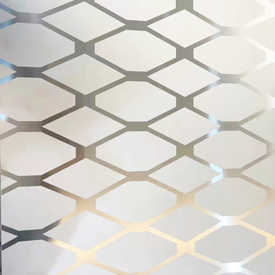 Acid Etching Hairline Gray Stainless Steel Sheet PVD Plating Titanium Elevator Door Panels