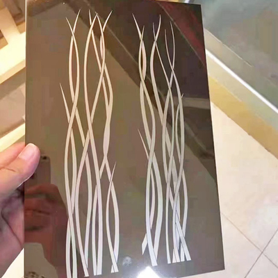 Elevator Door Etched Mirror 8k 304 Stainless Steel Plate Stainless Steel Plate