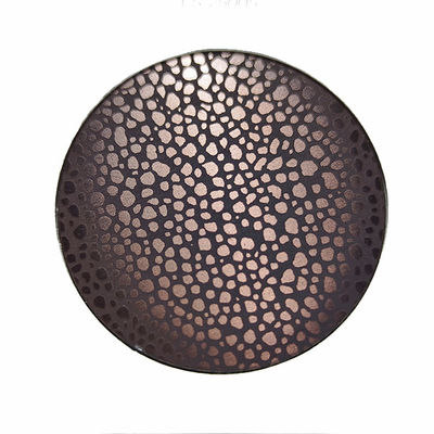 Antique Rose Gold Color 10C Stainless Steel Deep Etched Panel Sheet For Wall