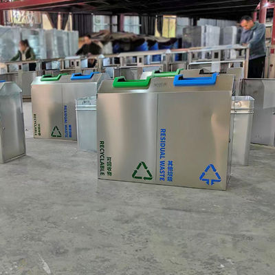 ราคาดี ผลิตภัณฑ์ถังขยะโลหะสแตนเลสสตีล 316L เคลือบสีเงินแบบกำหนดเอง ออนไลน์