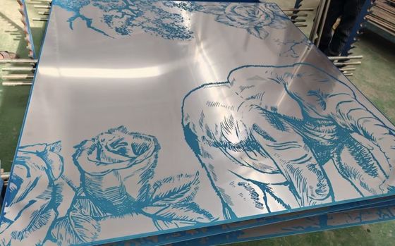 ราคาดี 201 304 316 แผ่นสแตนเลสสตีลเคลือบ Pvd ลวดลายต่างๆ ผิวสลัก โรงแรม ตกแต่งผนังร้านค้า ออนไลน์