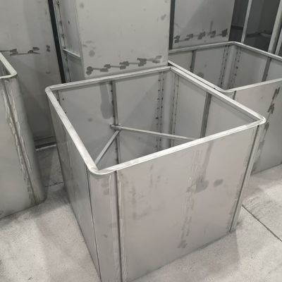 PVD Color Gold Powder Coated 316L Aluminum Stainless Steel Planters For Outdoor Green Project