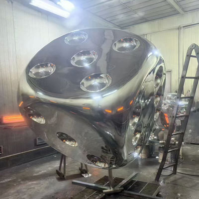 Large Outdoor Sculpture  The Shape Of A Water Droplet  Stainless Steel Sculpture