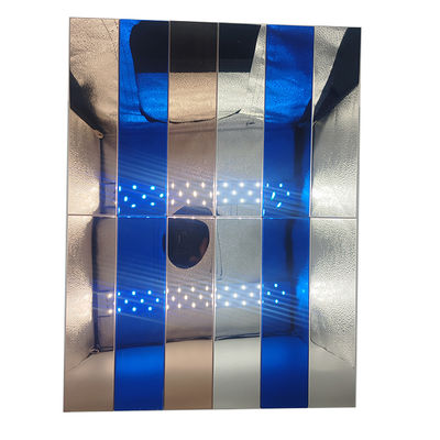 Luxury  High-Gloss Light-ReflectiveMetal Mirror Mosaic Tiles - Mixed  Mosaics For Accent Walls, Home Decor & Commercial Spaces