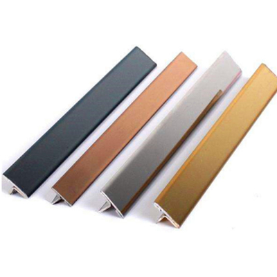 SUS316L Stainless Steel Trim Strip T Profile 0.5mm To 1.5mm Gold Rose Gold