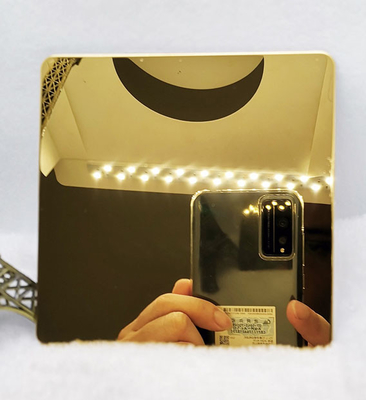 PVD Gold SS Sheet Mirror Gold Plated Stainless Steel Sheet 3000mm 2438mm