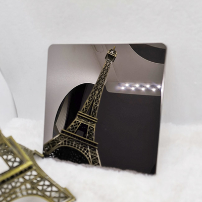 TUV Black No 8 Mirror Finish Stainless Steel Sheet PVD Plating Titanium
