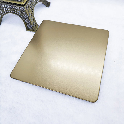 Zr Brass Colored Stainless Steel Sheets Sandblasted Ss Colour Sheet Antiwear