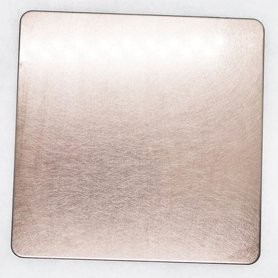 Vibration Bronze Finish Colored Stainless Steel Sheet ASTM 201 202 1*2m