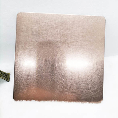 Vibration Bronze Finish Colored Stainless Steel Sheet ASTM 201 202 1*2m