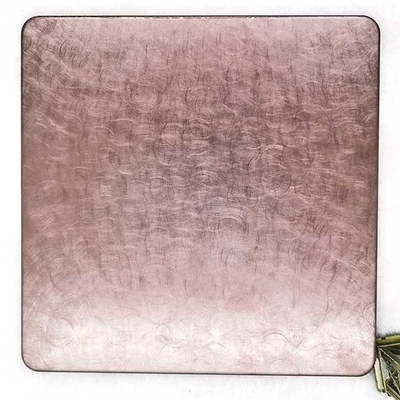 4*10ft Brown Colored Stainless Steel Sheet  Pearl Vibration PVD Coated Sheets