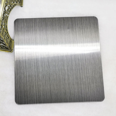 SS430 Satin Hairline Black Color Stainless Steel Sheet PVD Coated
