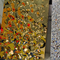 320 มม.30 มม.สแตนเลสแผงรังผึ้งกระจกประทับตรานูนเงินทองอลูมิเนียมชุบสังกะสีแผงผนัง