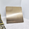 แชมเปญเส้นลาดเอียงสีทองแผ่นสแตนเลส PVD Plating Titanium
