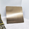 แชมเปญเส้นลาดเอียงสีทองแผ่นสแตนเลส PVD Plating Titanium