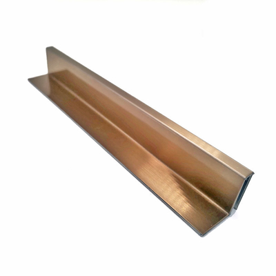 0.75mm 6.5ft Rose Gold Stainless Steel Trim Strips Metal Hairline Decorative Wall Tile Trim