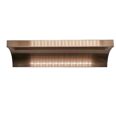 Arc Shaped Stainless Steel Trim Strips Rose Gold Hairline 10mm 40mm