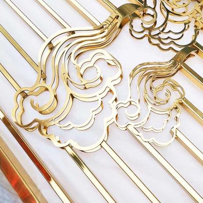 ราคาดี 500 * 3000 มม. AISI 316 ฉากกั้นห้องสแตนเลสกระจกกั้นห้องในร่ม ออนไลน์