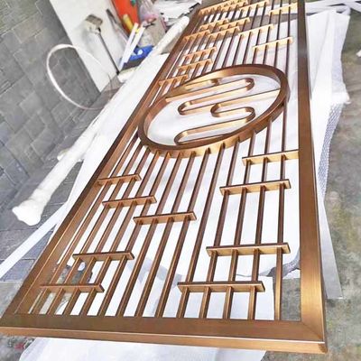 ราคาดี สีดำ Rose Gold Bronze Antique Hairline กระจกเงาแนวตั้งสแตนเลสฉากกั้นห้องแผงแบ่งห้อง ออนไลน์