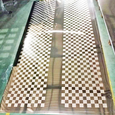 ราคาดี กระจกแกะสลักสไตล์เรียบง่าย 8K สีทองแผ่นสแตนเลส ออนไลน์