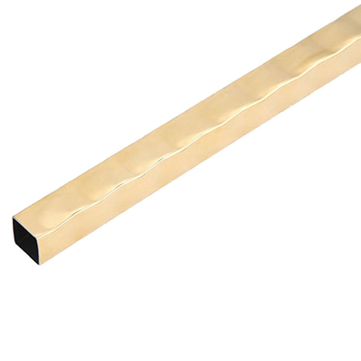 SGS BV Stainless Steel Tube Pipe Rose Gold PVD Plating Titanium