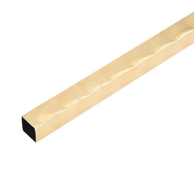 SGS BV Stainless Steel Tube Pipe Rose Gold PVD Plating Titanium