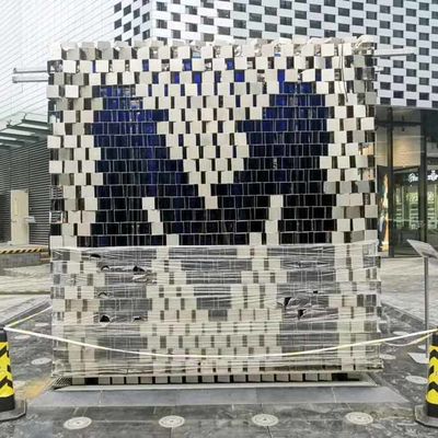 ราคาดี ODM Splend 304 การตกแต่ง ออกแบบสแตนเลส รูปปั้น M Letter Shape Outdoor Yard Art Painting รูปปั้นสี ออนไลน์