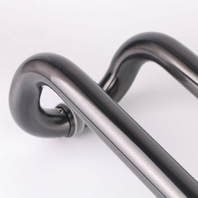 Black Color Stainless Steel Handle For Bathroom Door Shower Room