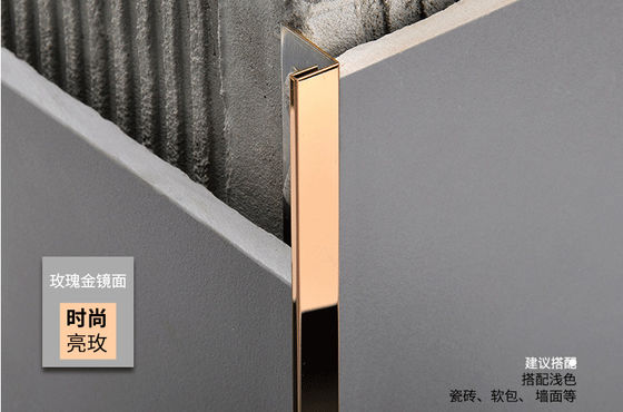 ราคาดี 201 304 316L โปรไฟล์การตัดช่องสแตนเลสสำหรับขอบมุมครัวเซรามิกหรือการป้องกันการตกแต่งขอบผนัง ออนไลน์