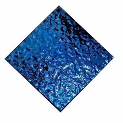 ราคาดี 304 สีกระจกน้ําคลื่นสแตนเลส การผลิตเวลาเร็ว ออนไลน์