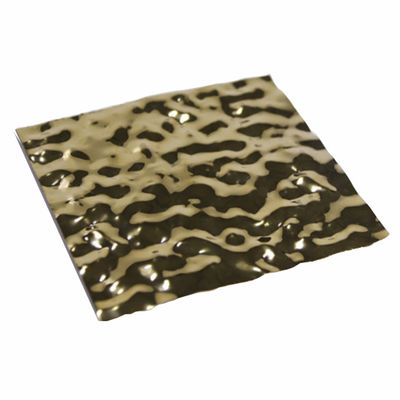 ราคาดี ขายร้อน 4x8ft Ss 201 304 Pvd สีกระจก 8k คลื่นน้ํา สแตนเลส กระจกกระจกกระจก ออนไลน์